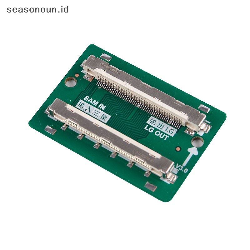 Seasonoun FHD LVDS LVDS 51pin SAM turn LG Connector Adapter Board Kiri Kanan Ganti.