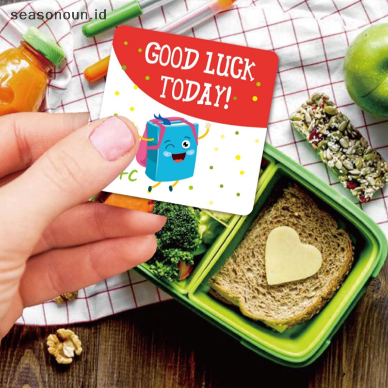 Seasonoun 60pcs Pieces Lunch Box Notes Tempat Bekal Makan Anak Lucu Notes Anak Tk.