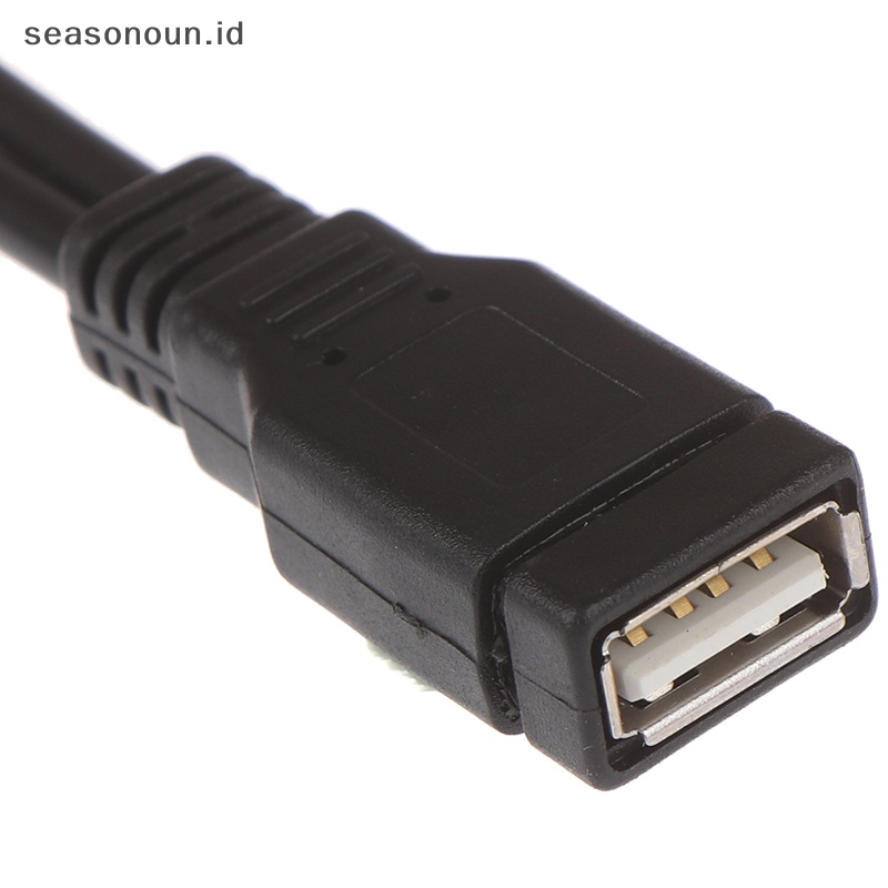 Seasonoun usb 2.0 female to usb 2kabel male usb double splitter power extension cable.