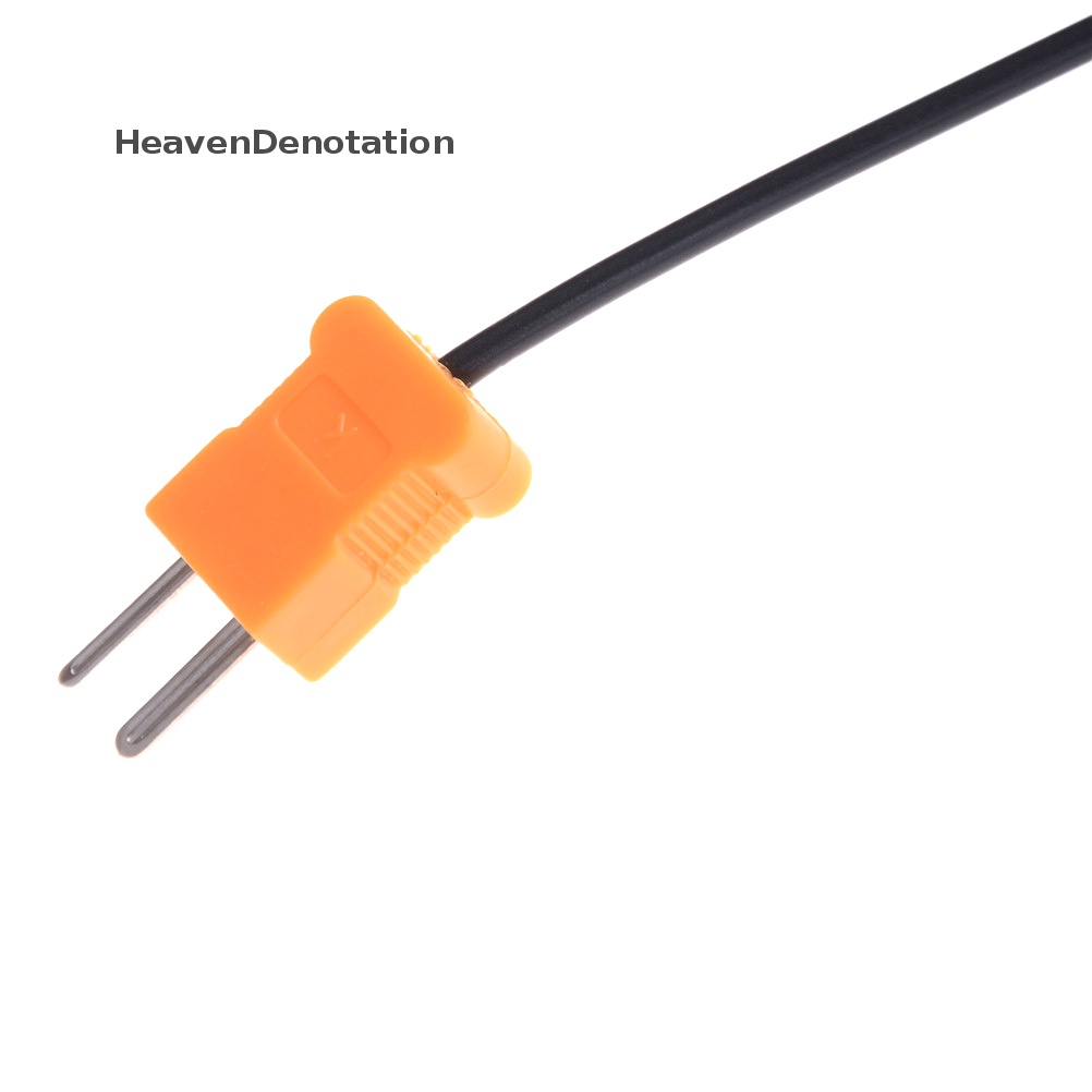 [HeavenDenotation] Probe Stainless Steel Thermocouple Tipe K Untuk Termometer Suhu Digital 1pcs Thermocouple Probe Sensor Temperature Controller Tipe K Dengan Kabel Kawat TP-0