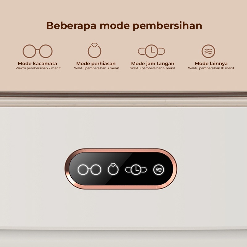 Muxnw M03 Ultrasonic Cleaner Machine USB / Mesin Pembersih Perhiasan / Mesin cuci kacamata