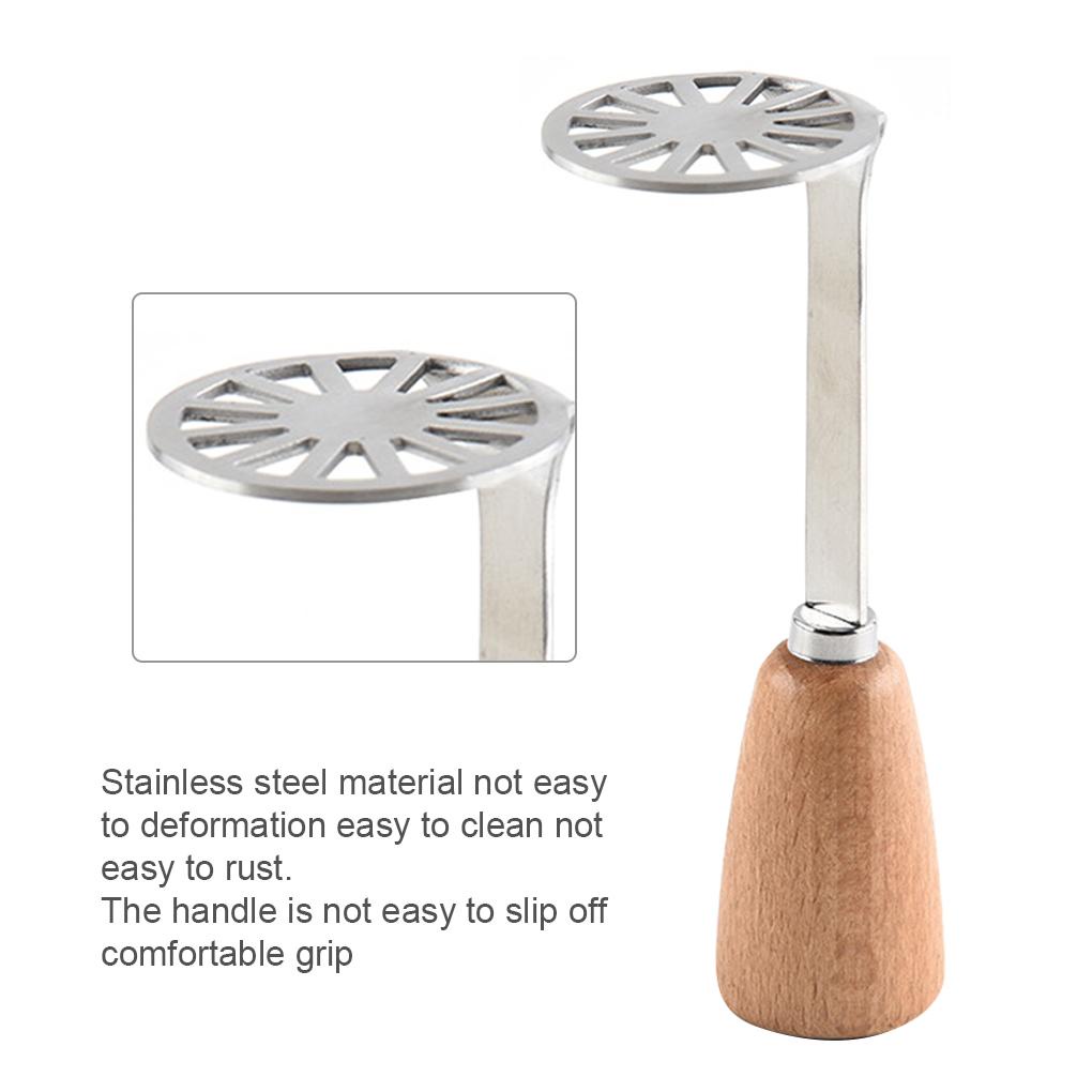 Potato Masher Stainless Kentang Beras Sayur Buah Smasher Food Presser Alat Dapur