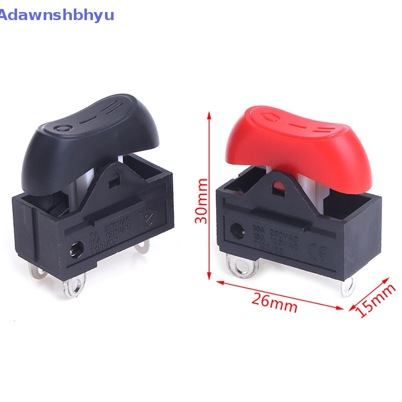 Adhyu New KCD15-103/T Saklar Pengering Rambut Rocker Switch 3posisi ON-OFF-ON Saklar Kapal ID