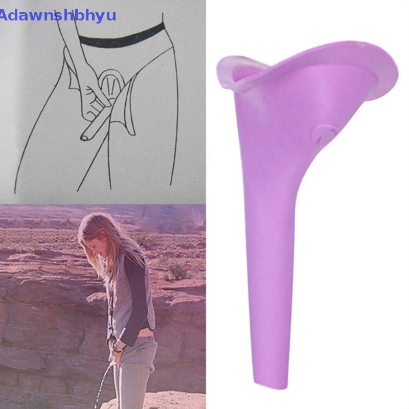 Adhyu 1pc gel Silika Pipis Toilet Alat Urin Portable Wanita Camping Travel ID