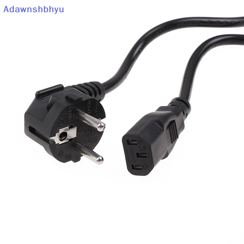 Adhyu Ceret Eropa 2pin AC Bulat EU Plug Kabel Listrik Kettle Cord1/1.5/1.8/3m ID