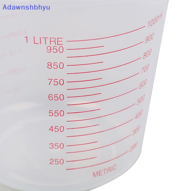 Adhyu Gelas Ukur Plastik Kualitas Tinggi Kapasitas Besar scale cup 250 /500/1000ml ID