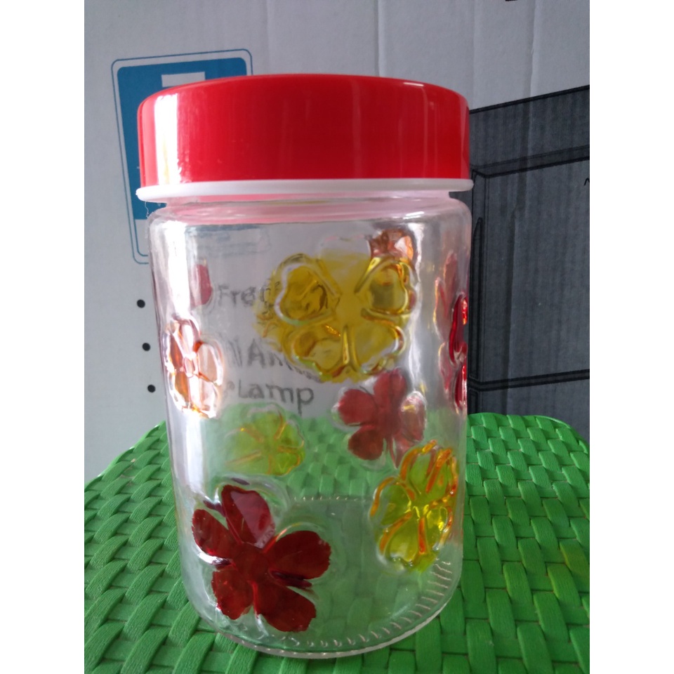 toples kaca motif bunga model terbaru