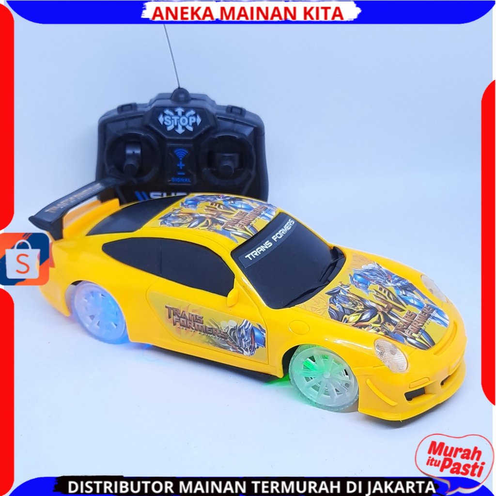 Mobil Remote Control Sedan Racing Ban Berlampu New Edition