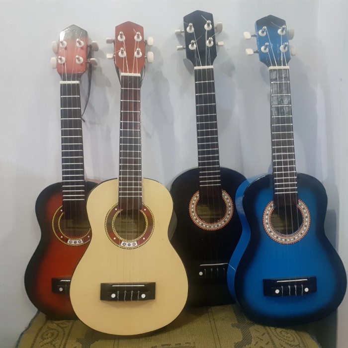 gitar ukulele 4 senar - Merah