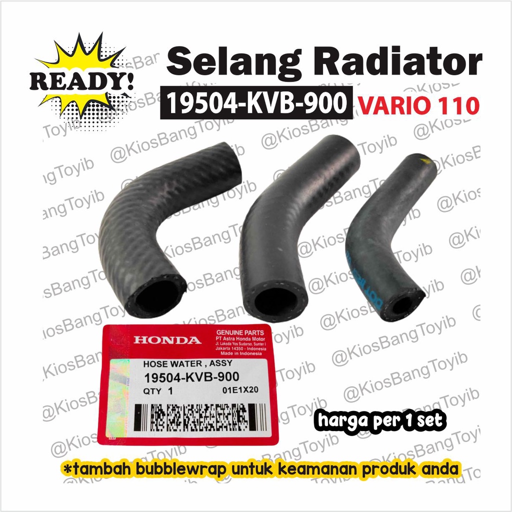 Selang Slang Radiator Assy Set Honda VARIO 110 CW Karbu (19504-KVB)