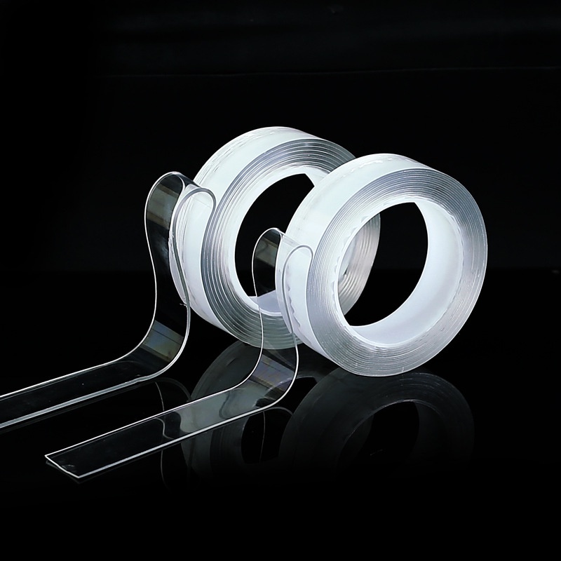 Tmall88 H435 Double Tape Isolasi Selotip Magic 2 Sisi Kuat Dicuci Tanpa Bekas Multifungsi 3 dan 5 meter Real Pict Kualitas Terbaik