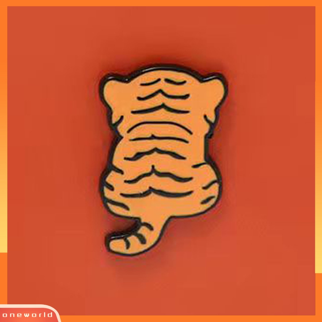 [ONE] Bros Pin Macan Belakang Tetes Minyak Pria Wanita Halus Tahan Lama Bros Baju Dekor