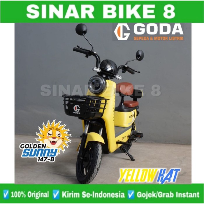 Sepeda Listrik Electric Bike Goda 147-B GOLDEN SUNNY 500 Watt &amp; Goda148 LYCAN  500 Watt