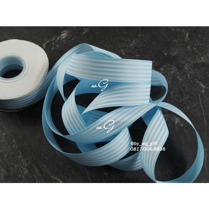 

Promo Terjangkau Pita Garis - Garis Putih; Lebar 2.5cm; Panjang 30 Yard - Mix Colour - Biru Muda