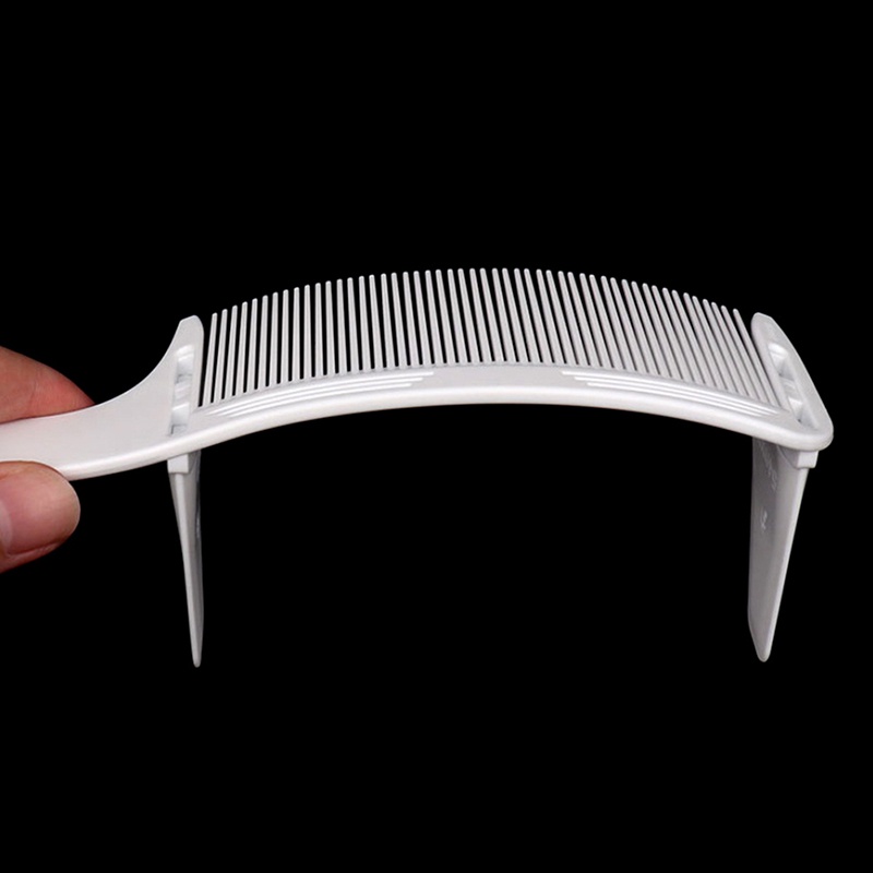 (drea) 1pc Sisir Clipper Lengkung Pria Barber Stylist Flat Top Brush Cutg Comb //