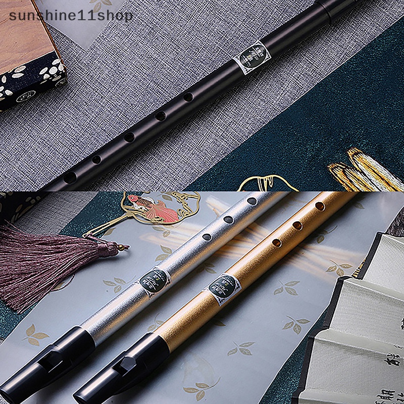 Sho 1Pc 6lubang Suling C/D Kunci Irish Whistle Ireland Tin Penny Whistle Metal Flute N