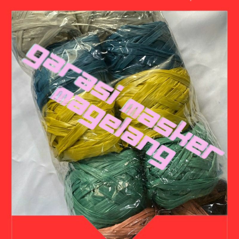 

Tali Rafia Kecil / Rafia Tebal warna warni Random Harga Grosir (1 LUSIN isi 12 PCS)