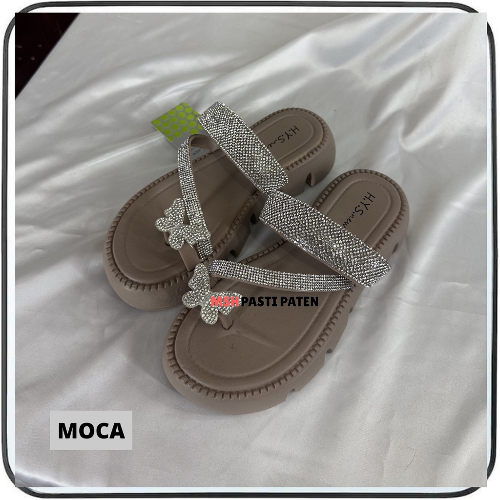 Sandal HYS 8389 Sandal Jepit Kuou-Kupu Import Wanita