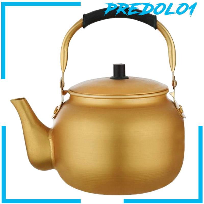 [Predolo1] Teakettle Teko Kopi Ketel Aluminium Portabel Untuk Barbekyu Rumah Tangga Camping