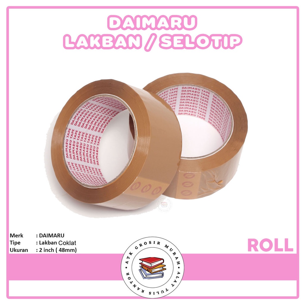 

DAIMARU - Lakban Coklat 2"x90Yard - Roll