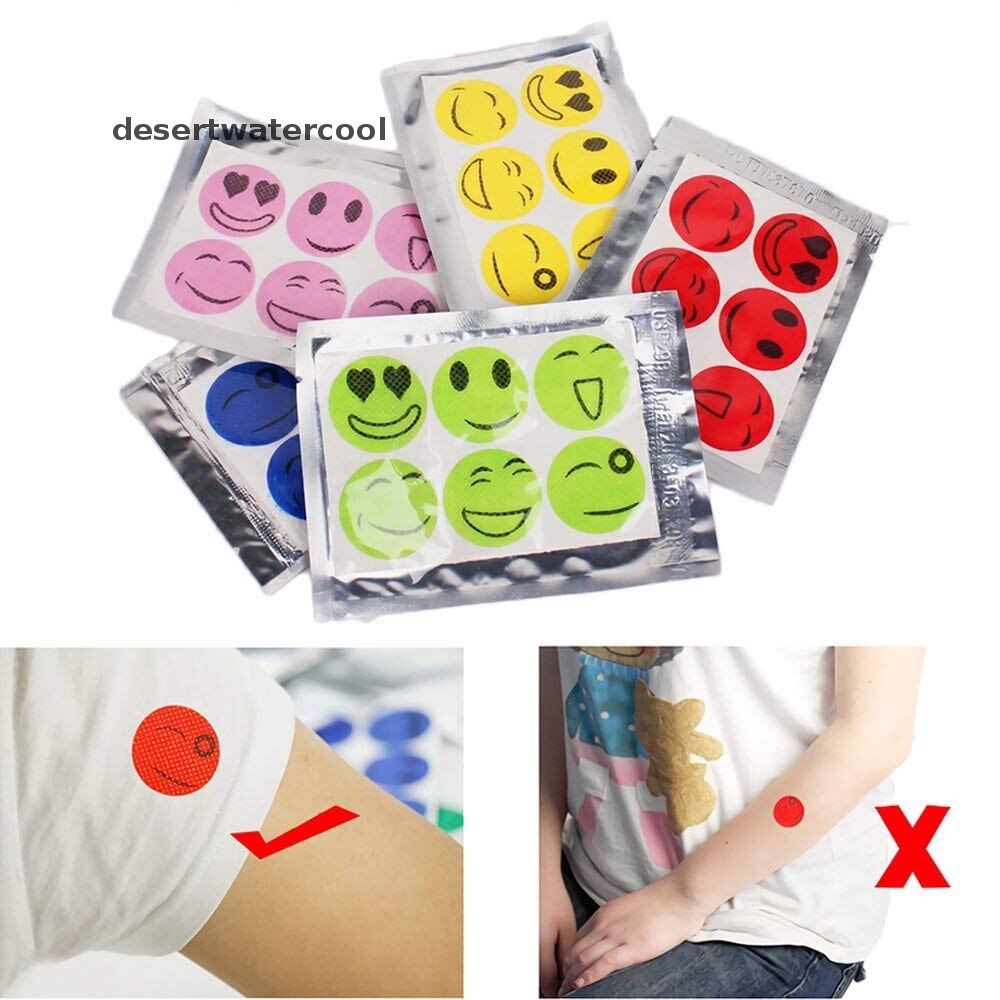Deid 60PCS Stiker Patch Anti Nyamuk Portable Mudah Di Aplikasikan Reus Martijn