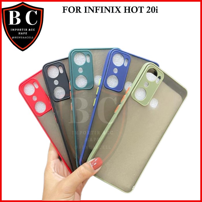 CASE INFINIX HOT 20S - CASE MATTE FULL COLOR INFINIX HOT 20i HOT 20S