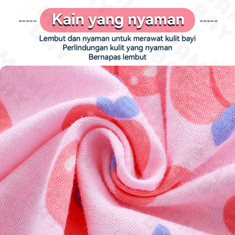 Mamibayi Baju Piyama Lengan Panjang Anak Motif Lucu Kaos Anak Bayi Import