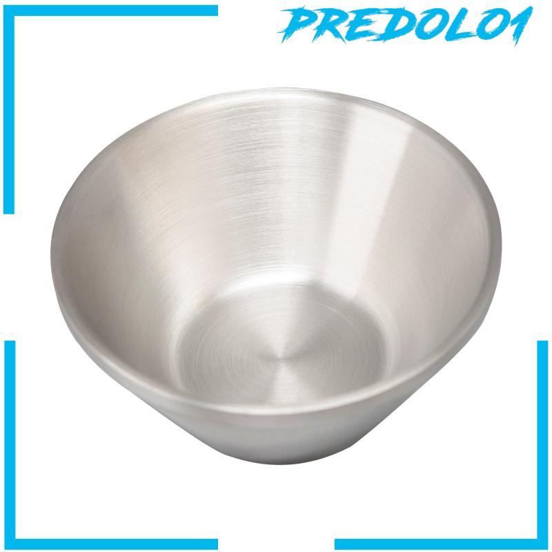 [Predolo1] Mangkok Cukur Stainless Steel Gelas Sabun Cukur Halus Untuk Brush Men Close Shave