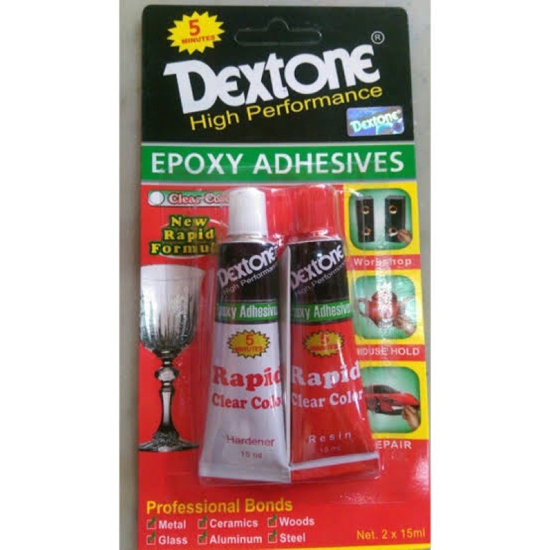 

Lem Besi Dextone Bening 5 Menit