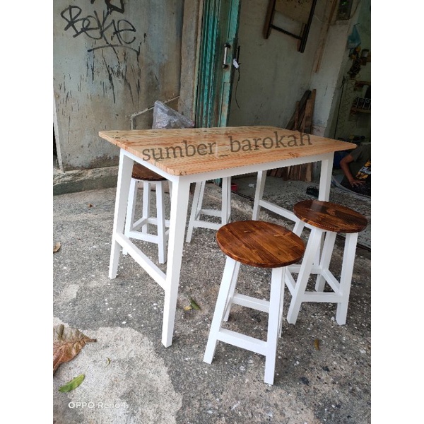 (062).  meja makan meja kursi makan meja kayu jati belanda