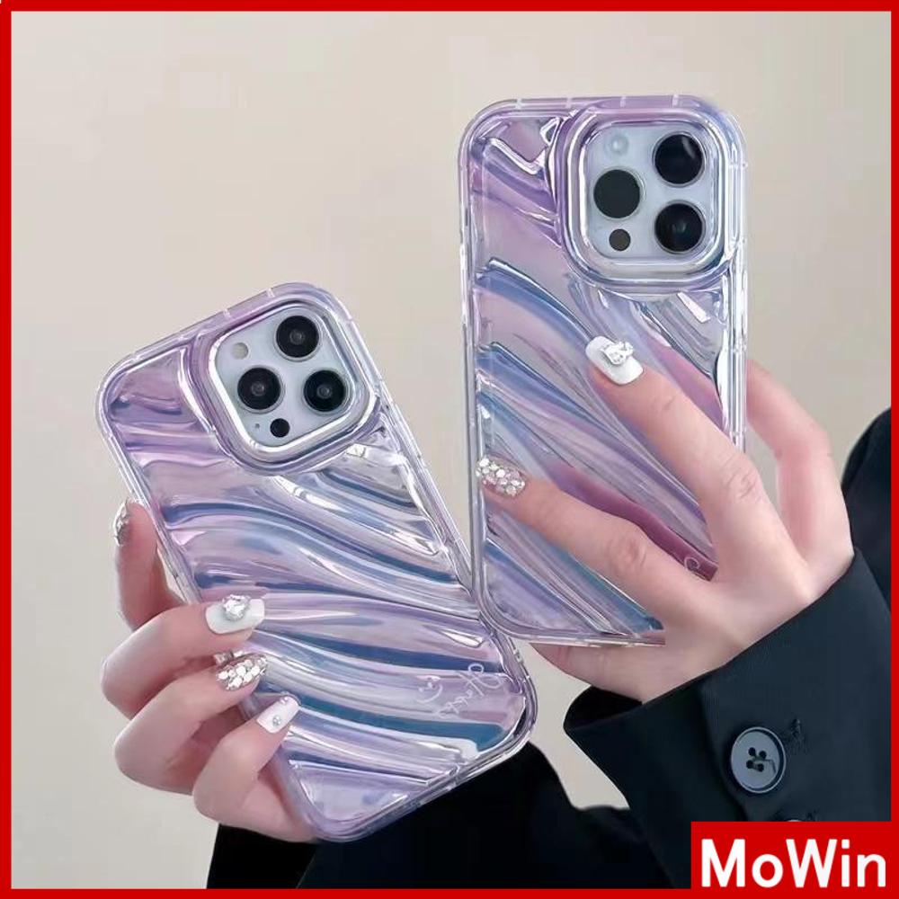 Case iPhone 14 Pro Max iPhone Case Laser Reflektif Bening Phone Case TPU Soft Case Airbag Tahan Guncangan Manis Keren Senyum Sederhana Kompatibel dengan iPhone 13 Pro Max 12 Pro Max 11 Xr X 7