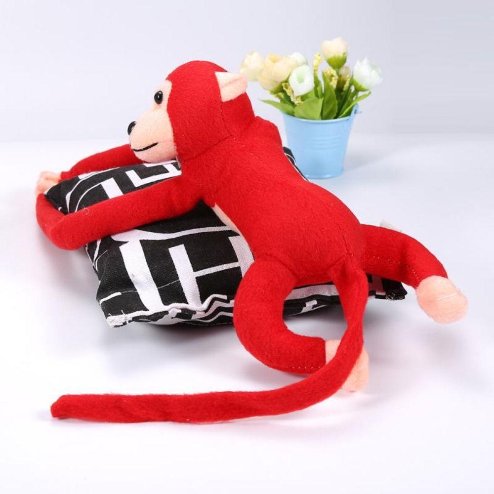 Lanfy Lengan Panjang Monyet Mainan Mewah 60 cm Lembut Anti-Tabrakan Hewan Boneka Pesta Hias Boneka Boneka Monyet Boneka Boneka