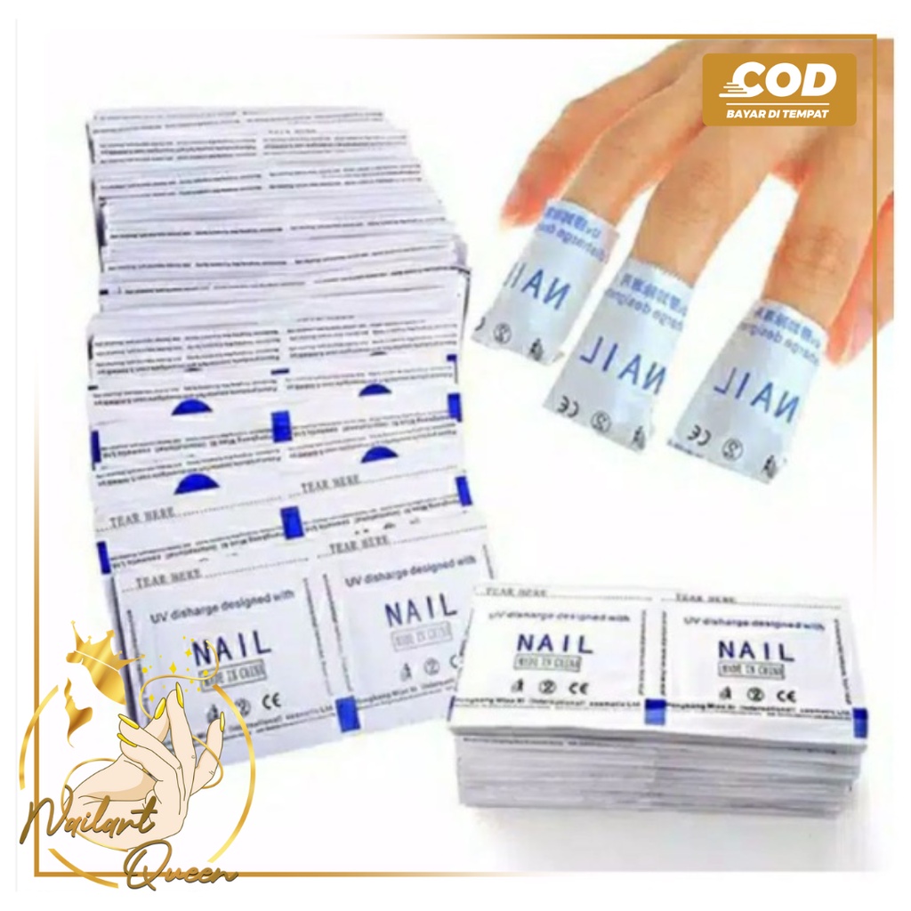 Penghapus Kutek Gel pembersih kutek gel / Nail UV Gel Polish Remover