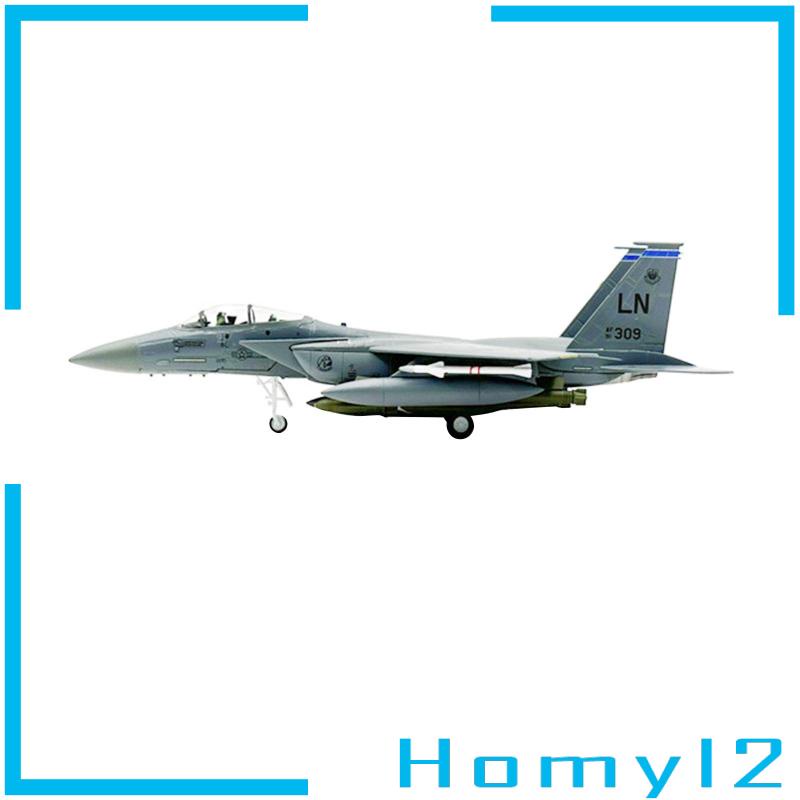 [HOMYL2]1/100 Skala F15E Fighter Diecast Alloy Model Pesawat Dengan Stand Untuk Kamar Tidur