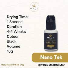 MACY NANO TEK 10G MACY GLUE LEM EYELASH EXTENSION LEM BULUMATA ORIGINAL KOREA