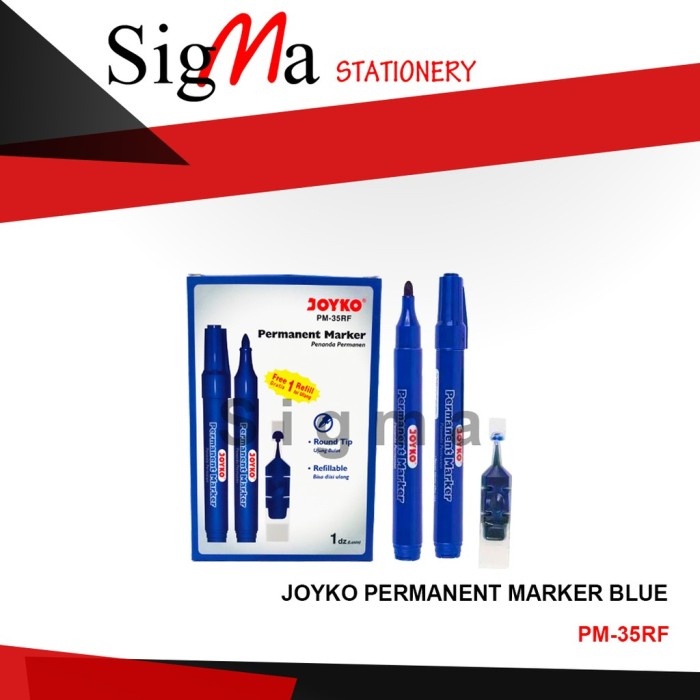 

Spidol Permanen JOYKO PM-34 / PM-34RF (Pcs)