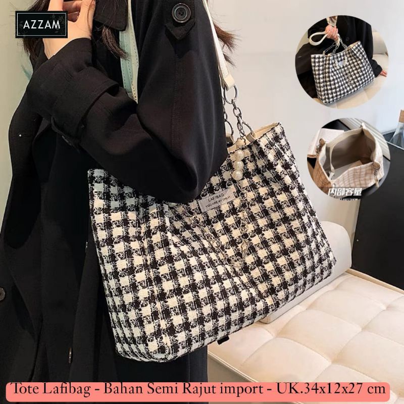 TOTE BAG WANITA LAFIBAG IMPORT BY ORI AZZAM