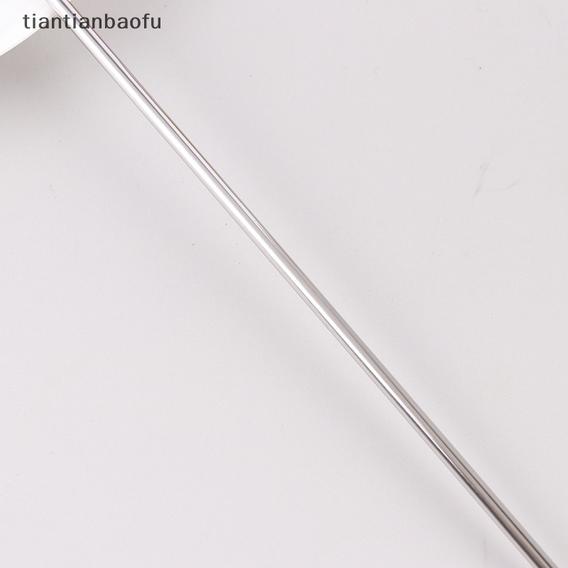 [tiantianbaofu] 1pc Stik Cocktail Stainless Steel Pengaduk Koktail Teh Susu Kopi Stir Stick Butik