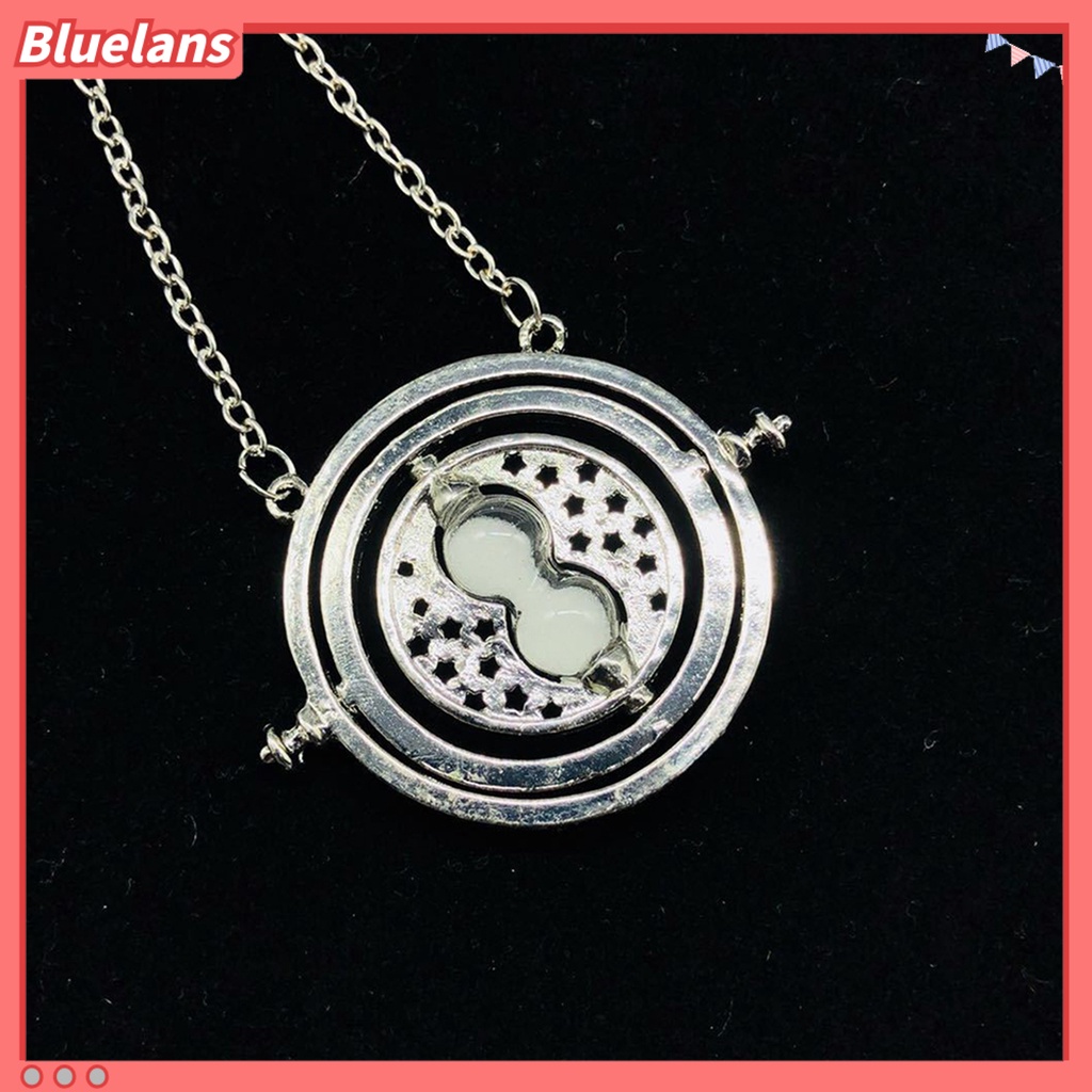 [BLS] Wanita Fashion Jam Pasir Liontin Klavikula Kalung Kerah Rantai Perhiasan Hadiah Untuk Pesta