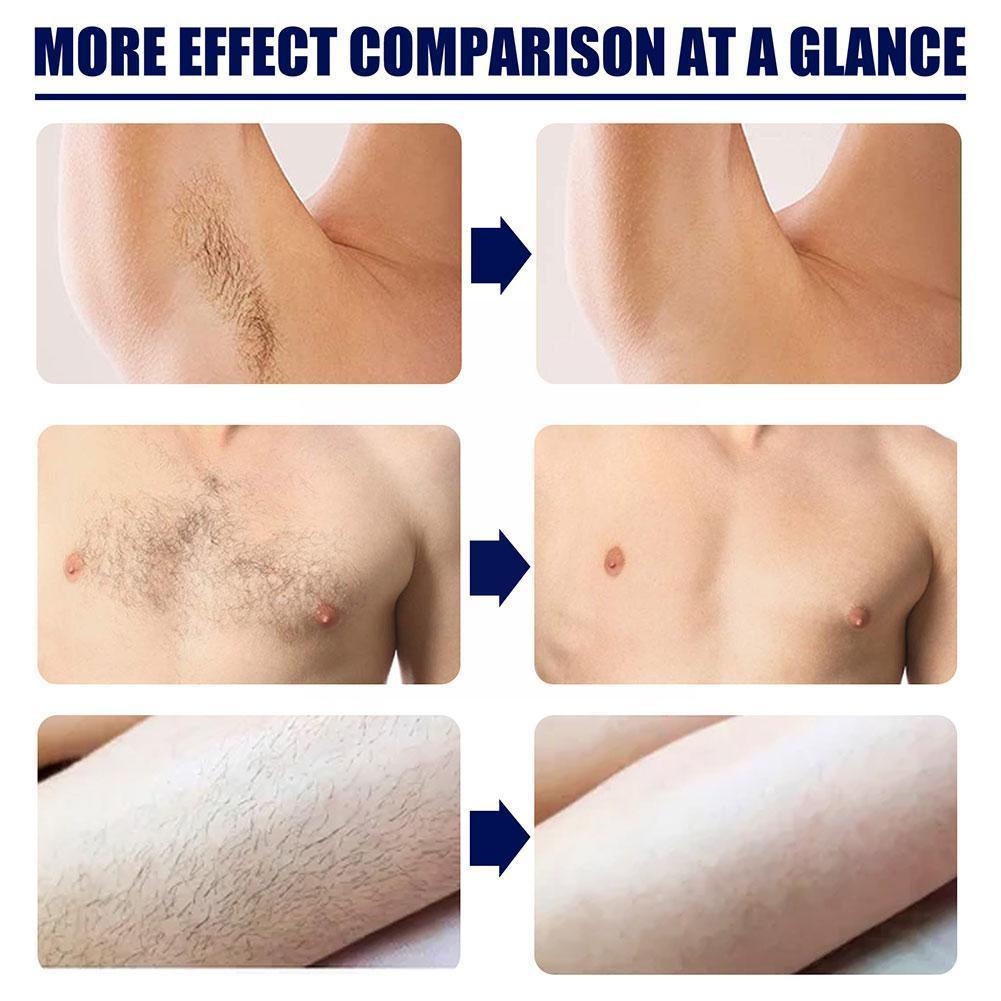 Cream Penghilang Bulu Jenggot Pria Krim Perontok Bulu Brewok Permanen Men's Hair Removal Cream-60Gr