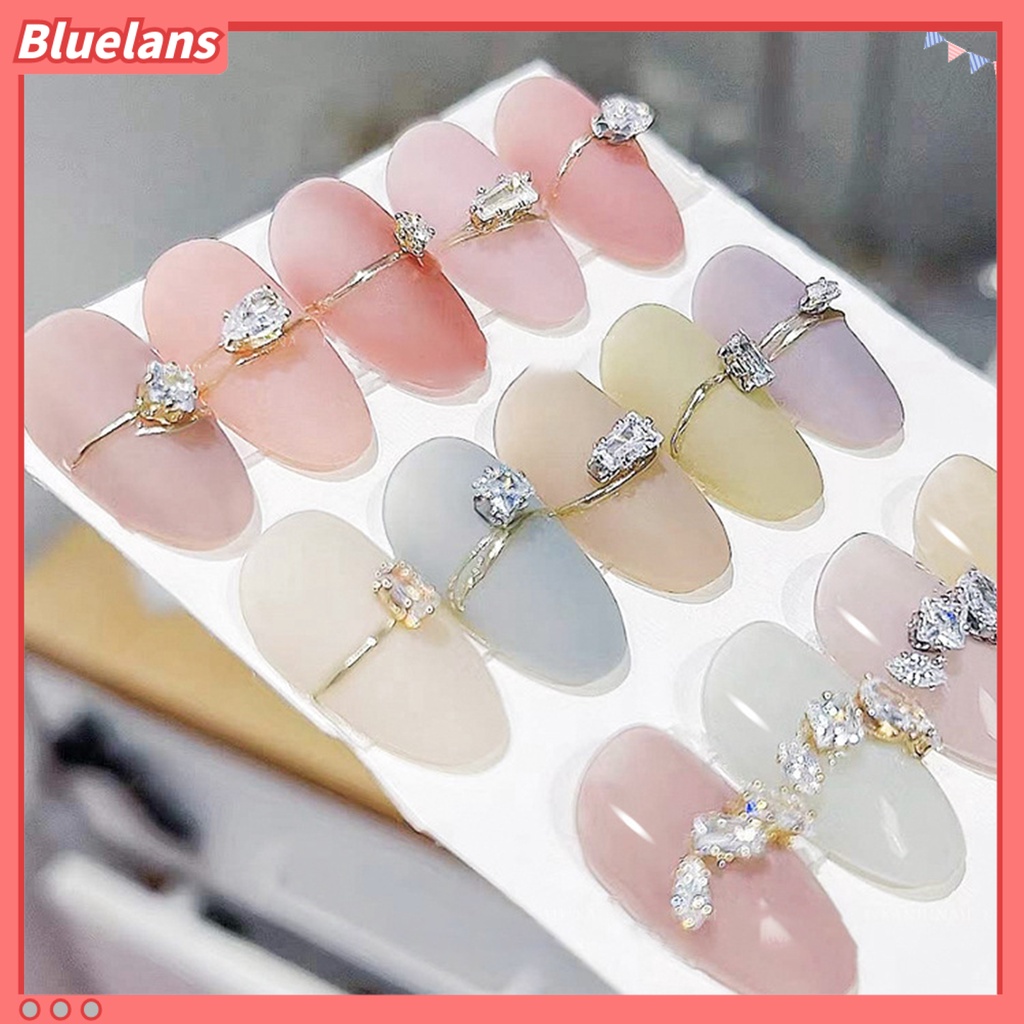 [BLM] 20pcs Pesona Kuku Sparkle Nail Art Dekorasi Zirkon Mata Kuda Tetesan Air Berbentuk Kuku Berlian Imitasi Perhiasan Ornamen Untuk Wanita