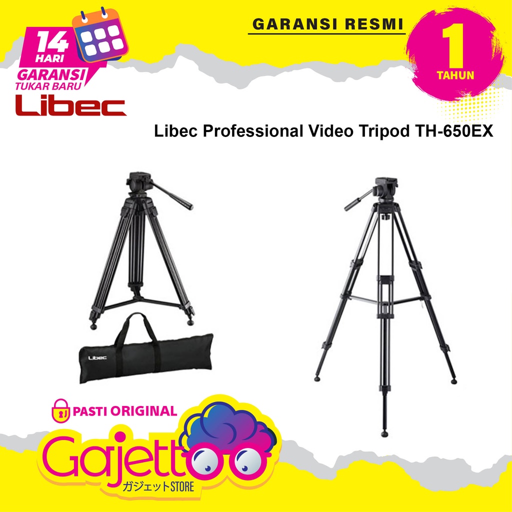 Libec TH-650EX Professional Video Tripod