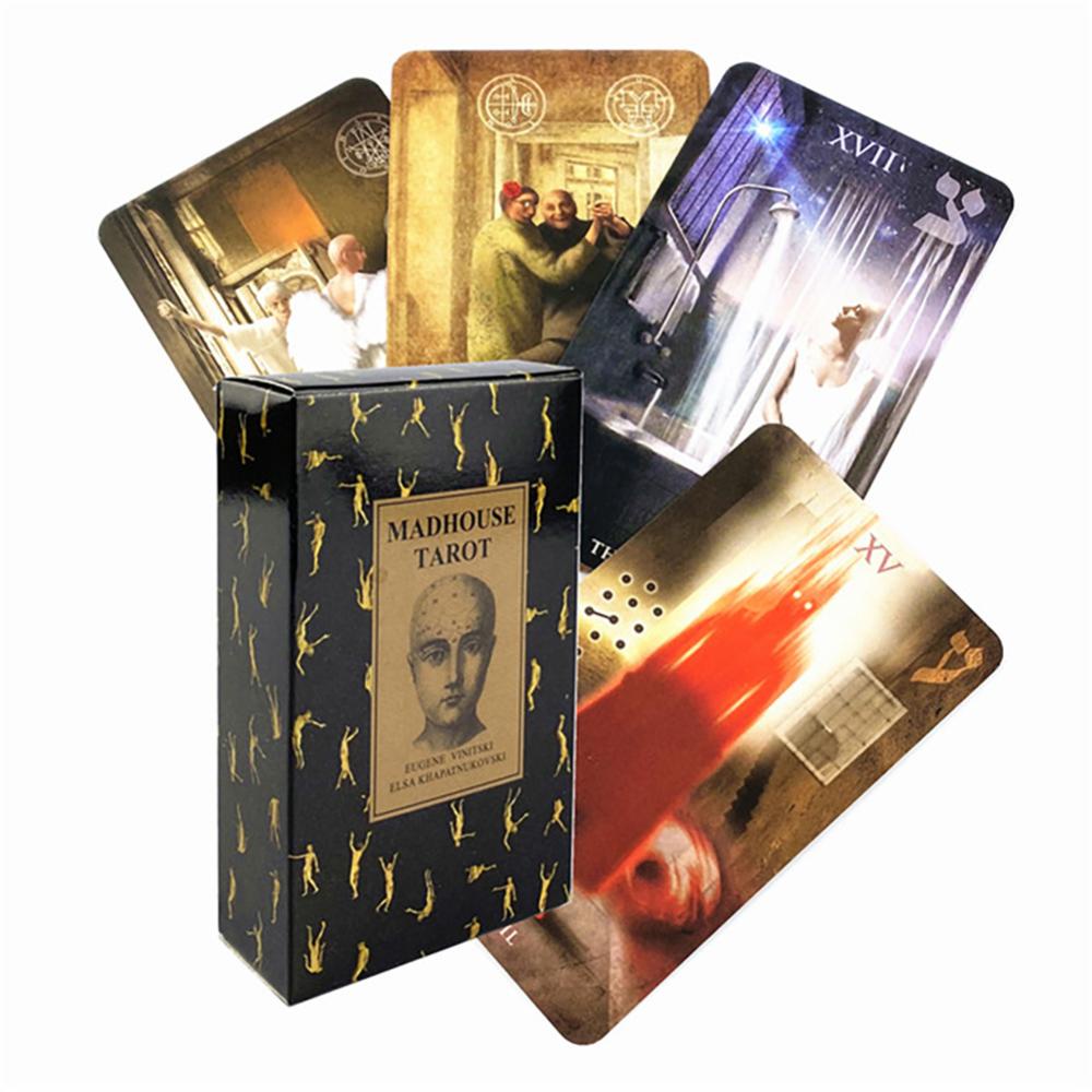 Timekey 5jenis Neon Moon Tarot Deck Ukuran Saku Dengan Tuck Box Kartu Tarot Untuk Takdir Papan Permainan Ramalan Dek Ramalan D1Z7