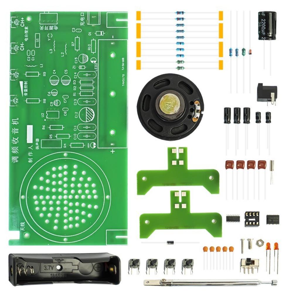 POPULAR Populer Radio FM 65-108mhz Siswa Fisika Elektronik Elektronik Aksesoris Las