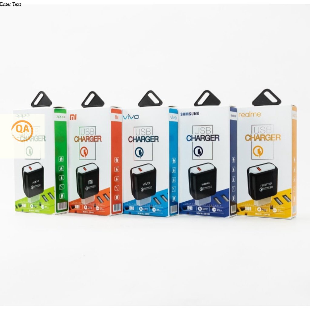 (Bergaransi) Charger Zbox Branded ZB001 - Pengisi Daya Cepat USB Micro 3A - FAST CHARGHING 3A
