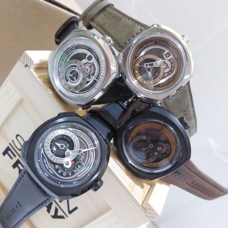 HAPPYFASHION  Jam Tangan Sevenfriday SF [Q1/01] [Q2/02] [Q3/05] [Q2/03] Scan NFC Aktif Automatic GAR