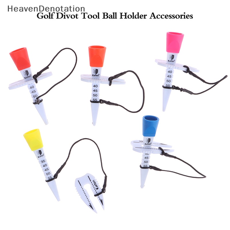 [HeavenDenotation] 1pc Golf Tee Multi Fungsi Plastice Golf Tee Aksesoris Golf Yang Dapat Disesuaikan HDV