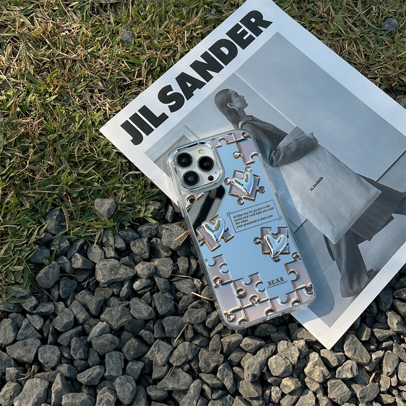 Cocok Untuk Iphone14 Pro Max iPhone Phone Case Permukaan Cermin Kamera Perlindungan Shockproof Kuat Kompatibel Dengan Iphone13 13pro 13prm iPhone 11 7Plus 8Plus Xr XS 12 Pro Max Phone Case