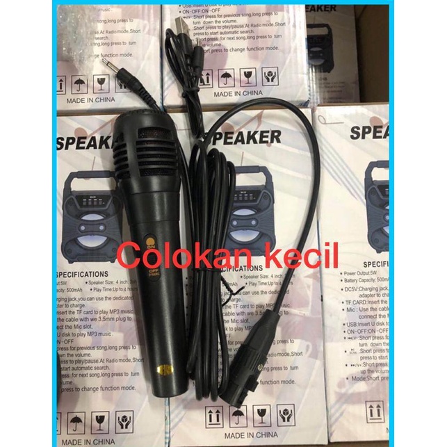 JA MIC KAROKE AUX KECIL 3.5MM MICROPON MIC KABEL NO PACK JACK KECIL MIC SPEAKER COLOKAN KECIL MICROP