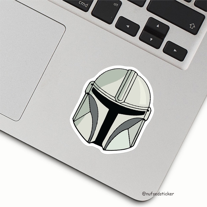 

Star Wars Mandalorian Helmet Sticker